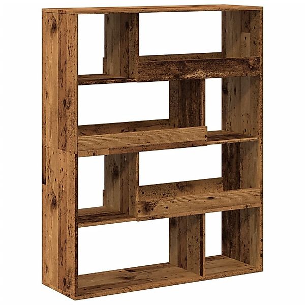 vidaXL Bücherregal Raumteiler Altholz-Optik 100x33x125,5 cm günstig online kaufen