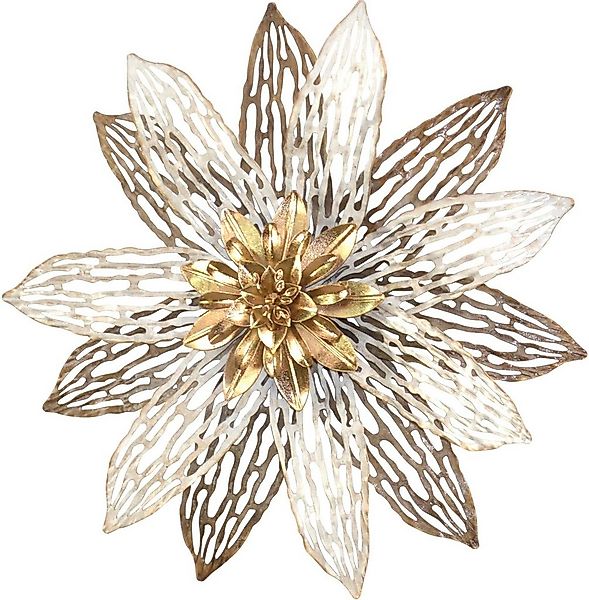 HOFMANN LIVING AND MORE Wanddekoobjekt Wanddekoration (1 St), große Blüte a günstig online kaufen