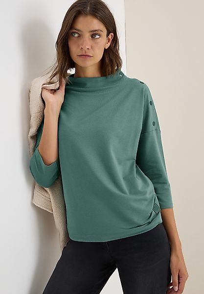 CECIL 3/4-Arm-Shirt mit Knopfdetail günstig online kaufen