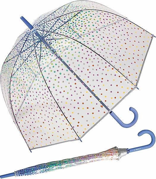 Esprit Stockregenschirm Automatik-Glockenschirm Candy Pearls transparent, günstig online kaufen