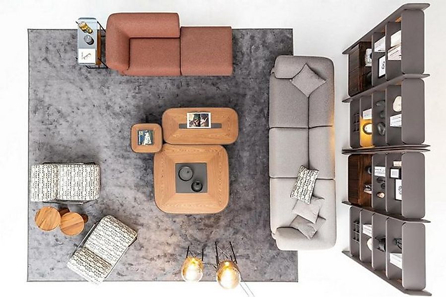 Xlmoebel Sofa Sofa-Set für das Wohnzimmer mit großer Couch, fünf Sitzplätze günstig online kaufen