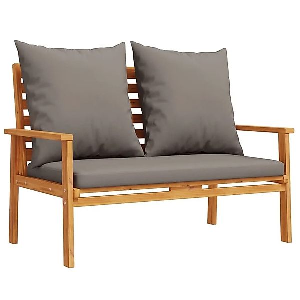 vidaXL Gartensofa 120 cm mit Kissen Massivholz Akazie 366379 günstig online kaufen