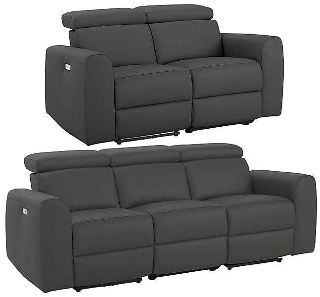 Home affaire Polstergarnitur Sentrano, (Set, 2-tlg), auch mit elektrischer günstig online kaufen