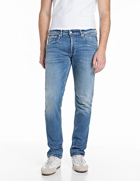 Replay Straight-Jeans "GROVER" in vielen verschiedenen Waschungen, mit Stre günstig online kaufen