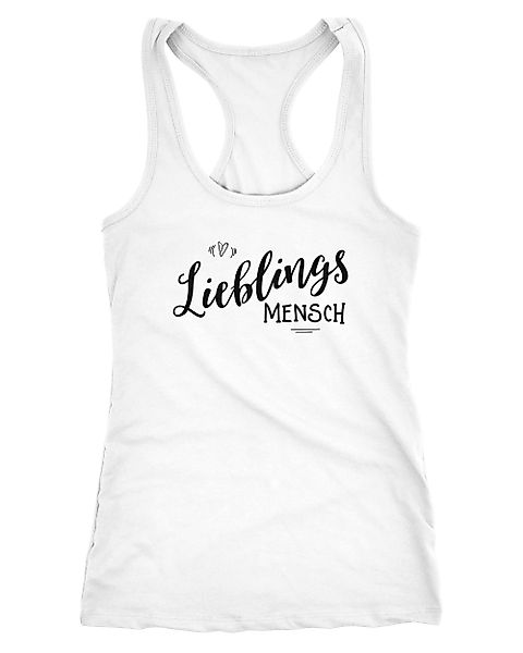 MoonWorks Tanktop Damen Tanktop Lieblingsmensch Geschenk günstig online kaufen