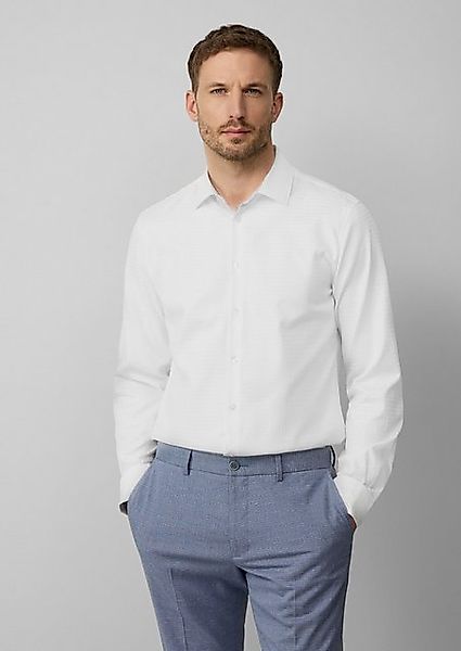 s.Oliver BLACK LABEL Langarmhemd Tailored Fit: günstig online kaufen
