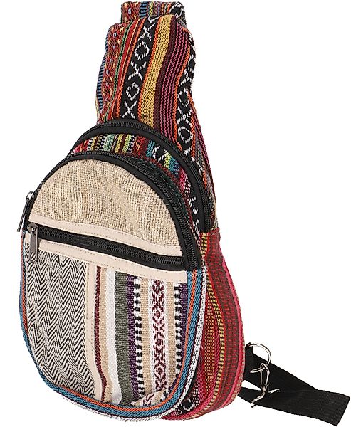 Guru-Shop Freizeitrucksack Extravaganter Ethno Baumwoll/Hanf Rucksack,.. günstig online kaufen