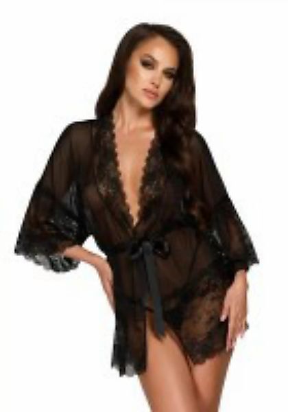 Kissable Kimono, Kimono in schwarz - günstig online kaufen