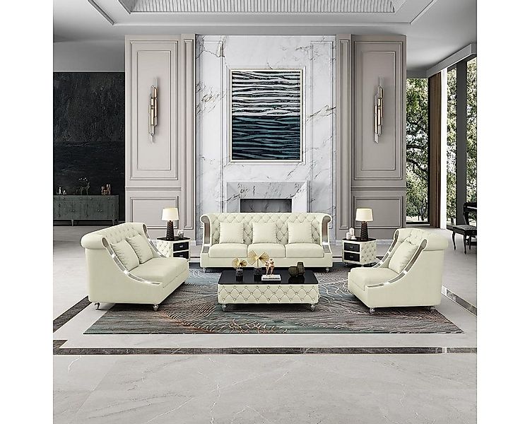 JVmoebel 3-Sitzer Drei Sitzer Couch Sofa Polster Sitz 3er Leder Stoff Sofas günstig online kaufen