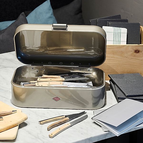 WESCO Brotkasten »Grandy«, (1 tlg.), Metallscharniere/Gummistopper Deckel+B günstig online kaufen
