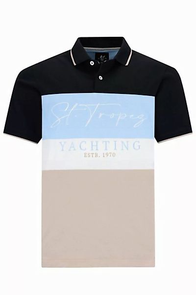 Hajo Poloshirt H Polopique Stay FreshSt.Tropez-Yachting schwarz günstig online kaufen