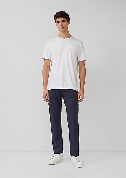s.Oliver Chinos Hose Regular Fit: Fein gemusterte Hose aus Baumwollstretch günstig online kaufen