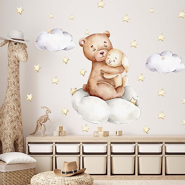 WANDKIND Wandtattoo Kinderzimmer Wandaufkleber / Bär günstig online kaufen