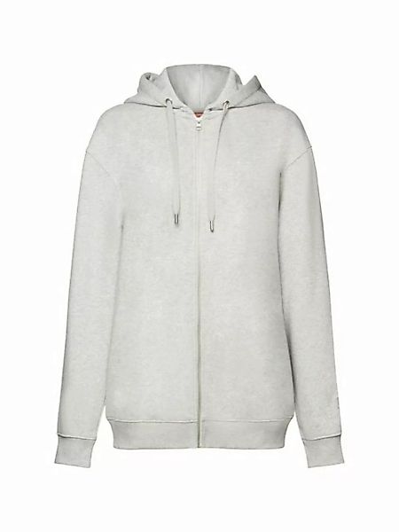 Esprit Sweatshirt Recycelt: Oversize Hoodie mit Reißverschluss (1-tlg) günstig online kaufen