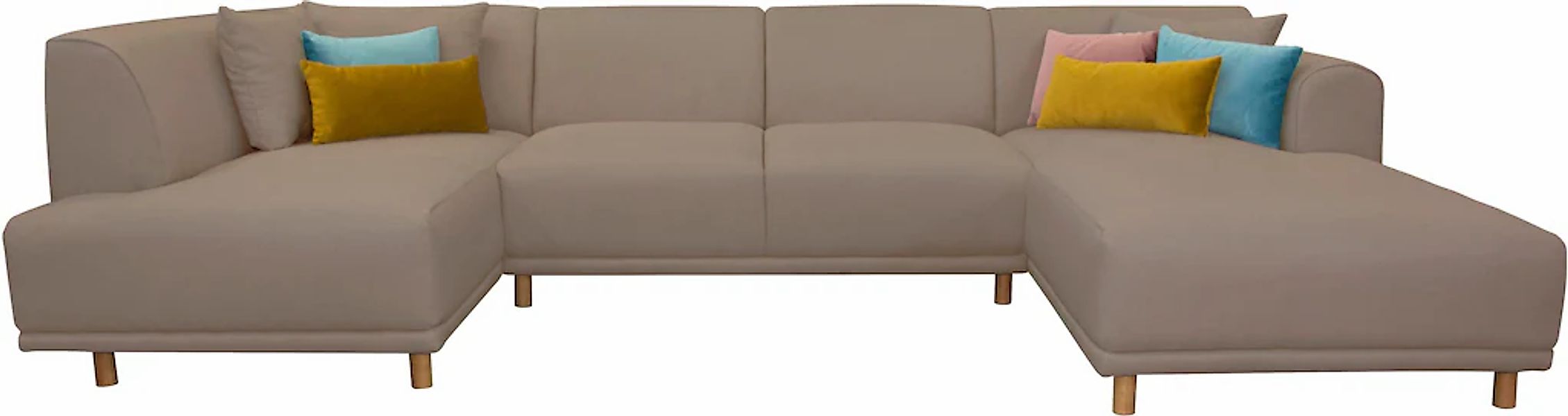 OTTO home Wohnlandschaft "Maroon U-Form" in skandinavischem Design, mit los günstig online kaufen