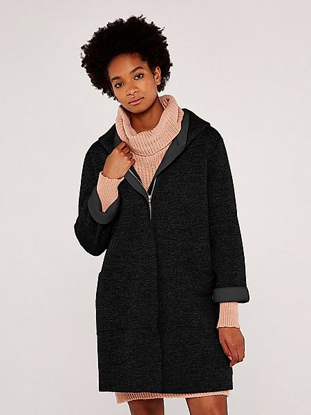 Apricot Wintermantel Mantel mit Kapuze mit abgesetztem Futter günstig online kaufen