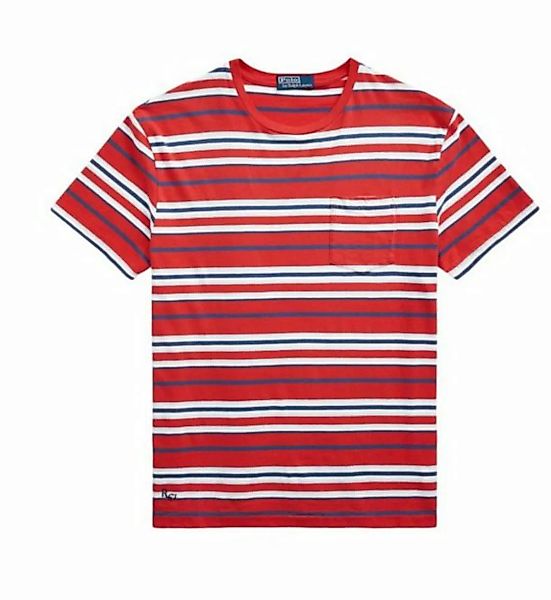 Ralph Lauren T-Shirt POLO RALPH LAUREN Gauze Striped Tee T-Shirt Shirt Cust günstig online kaufen