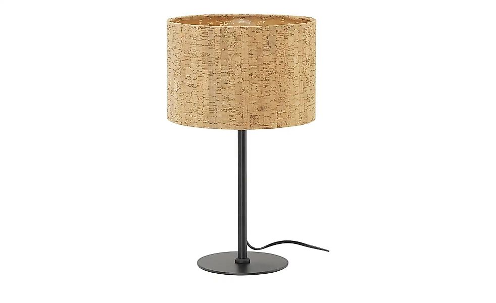 KHG Tischleuchte  Cork ¦ holzfarben ¦ Maße (cm): H: 40  Ø: 24 Lampen & Leuc günstig online kaufen