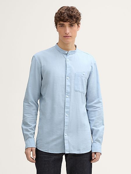 TOM TAILOR Denim Langarmhemd Fitted Hemd günstig online kaufen