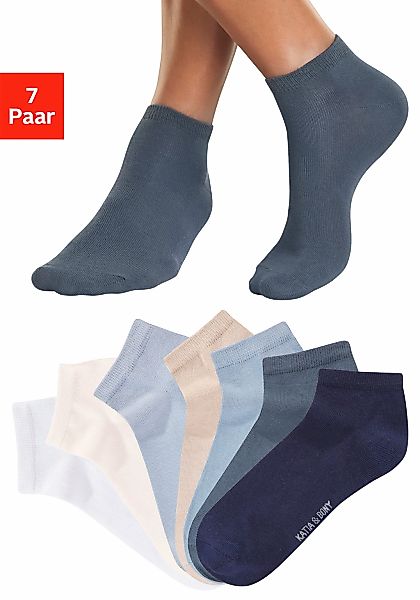 H.I.S Sneakersocken Packung, 7 Paar tlg. verschiedene Farben in einer Packu günstig online kaufen