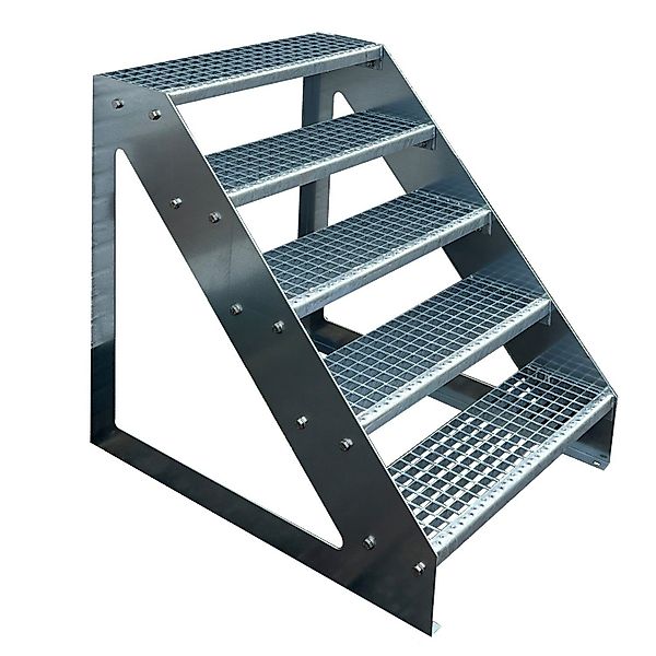 Kaminbau Mierzwa Außentreppe Premium Treppe Verzinkt günstig online kaufen