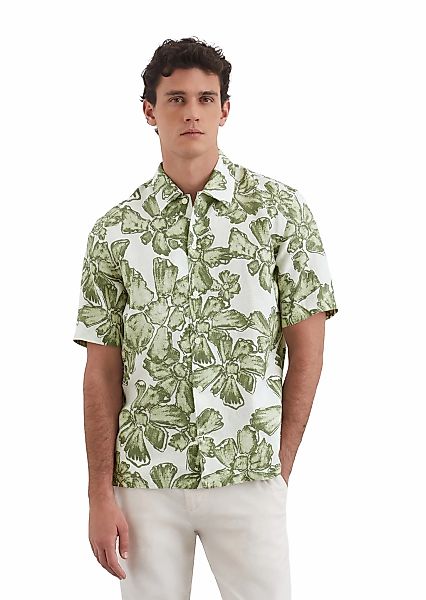 Marc OPolo Kurzarmhemd "aus reinem Leinen" günstig online kaufen