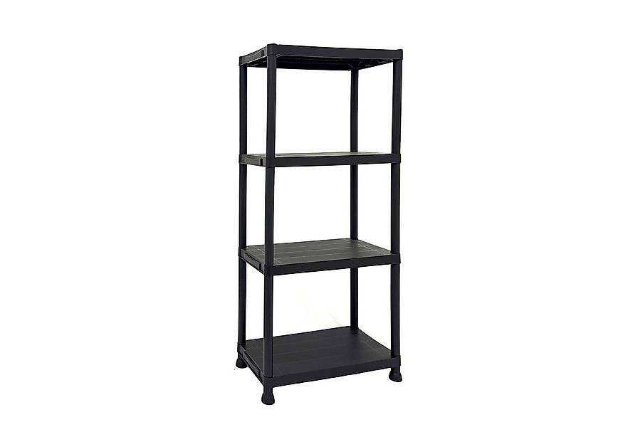 HTI-Living Standregal Regal mit 4 Böden Schwarz Kunststoffregal, Stück 1-tl günstig online kaufen