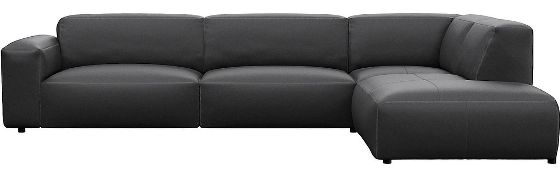 FLEXLUX Ecksofa "Lucera, super bequem durch hochwertigen Sitzaufbau mit Kal günstig online kaufen