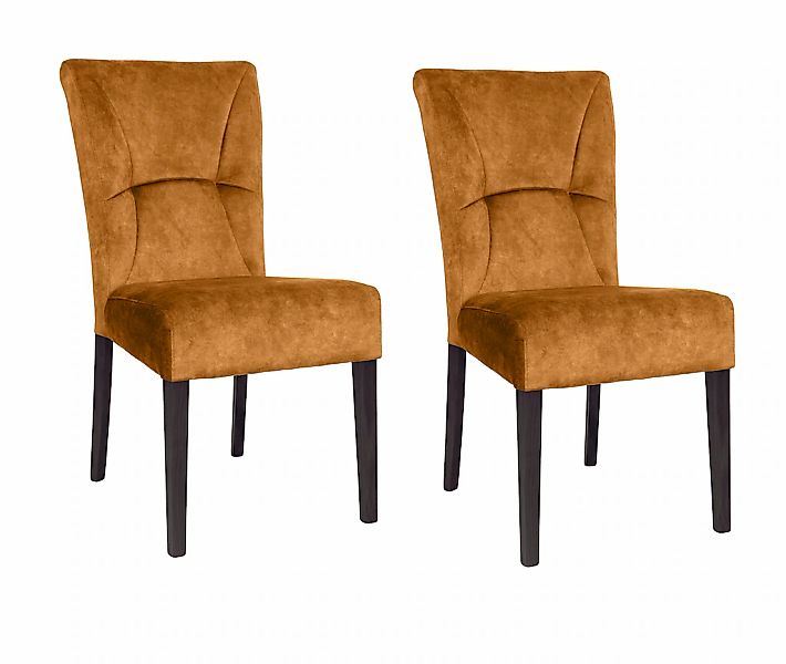 Home affaire 4-Fußstuhl "Henry" (Set) 2 Stk.Sitz und Rücken gepolstert günstig online kaufen