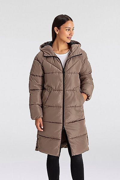ONLY Steppmantel ONLAMAND – Langer Puffercoat mit 2-Wege-Reißverschluss läs günstig online kaufen