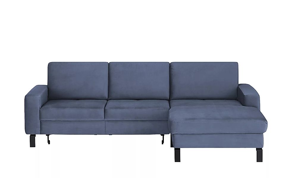 Ecksofa - blau - 258 cm - 85 cm - Polstermöbel > Sofas > Ecksofas - Möbel K günstig online kaufen
