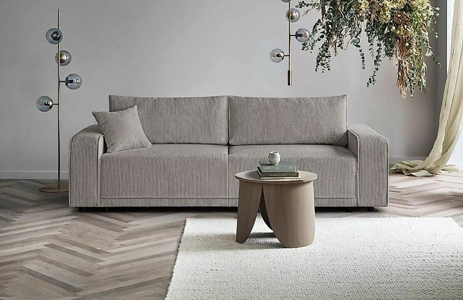 Beautysofa Schlafsofa PRIMO, modernes Design Sofa, Wellenfedern, Schlaffunk günstig online kaufen
