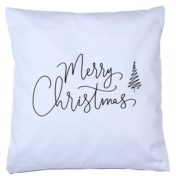 Primawela Kissenbezug Weihnachten bestickt minimalistisch Christmas-Merry günstig online kaufen