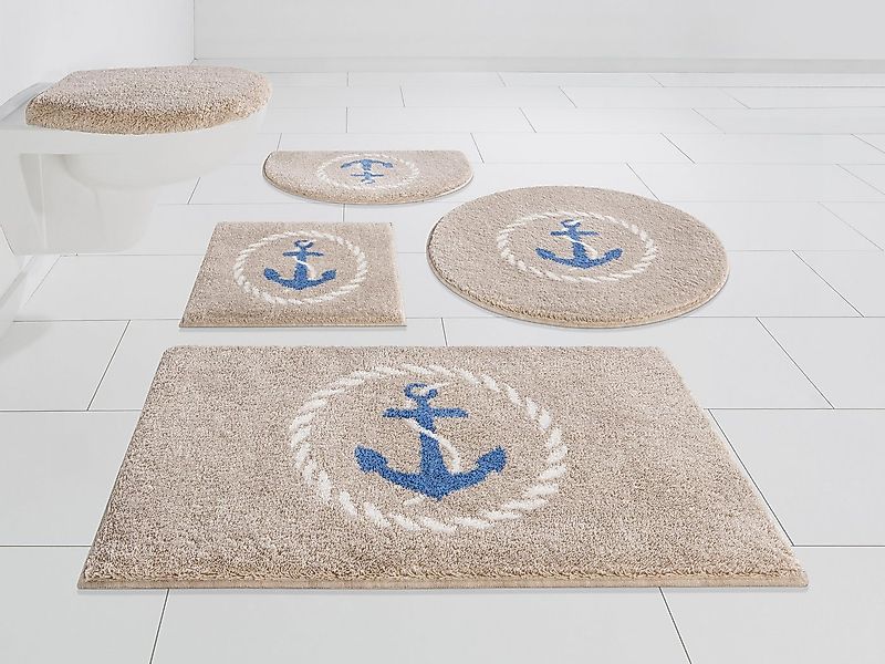 Grund Badematte Port Louis, Höhe 20 mm, rutschhemmend beschichtet, fußboden günstig online kaufen