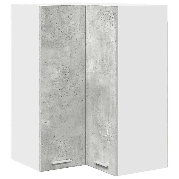 vidaXL Hängeschrank Riga Betongrau und Weiß 57 x 57 x 80 cm 884293 günstig online kaufen