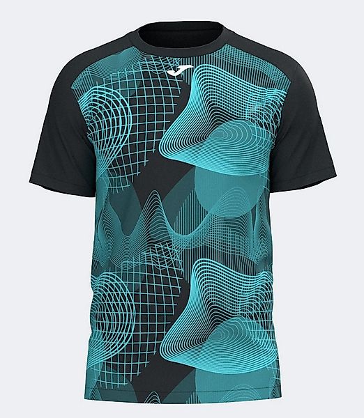 Joma T-Shirt Challenge (elastisch, atmungsaktiv) schwarz/türkis Herren günstig online kaufen