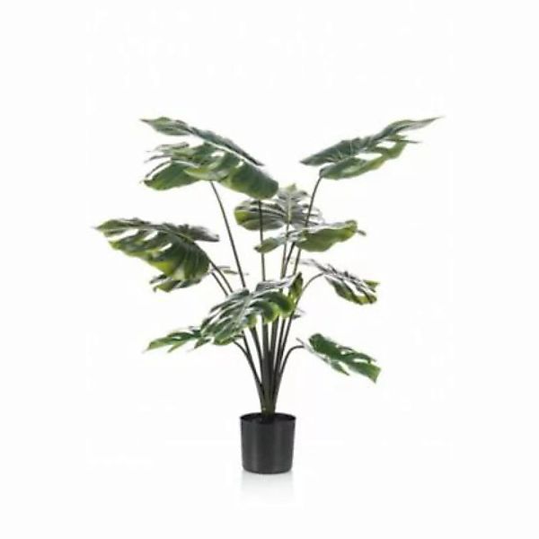 Emerald Kunstpflanze Monstera-Pflanze Künstliche Pflanze Dekopflanze 85/98 günstig online kaufen