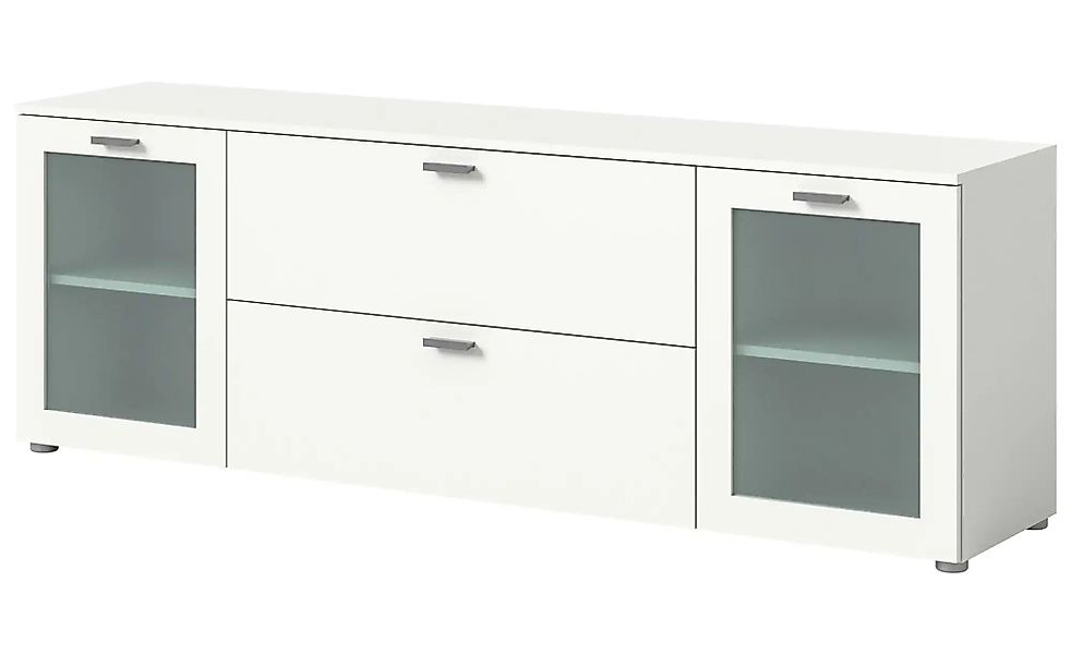 xonox.home Lowboard, Weiß Melamin Modern 180x62x37 günstig online kaufen