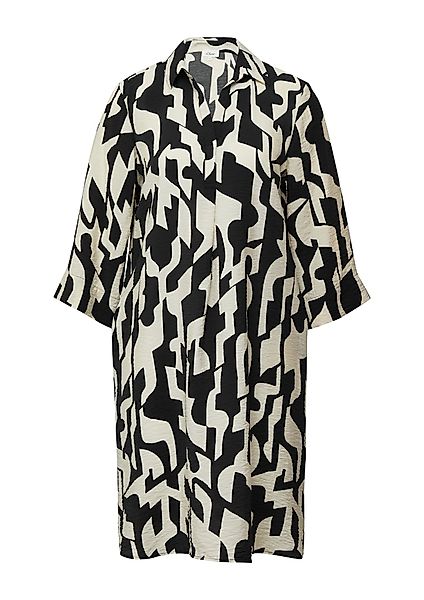s.Oliver Blusenkleid Eingrifftaschen mit All-Over Print günstig online kaufen