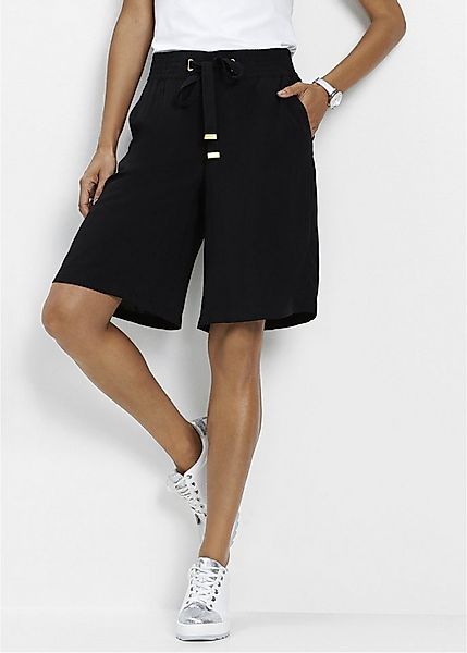 bonprix Bermudas aus Viskose, mit elastischem Bund, Loose Fit, sportlicher günstig online kaufen
