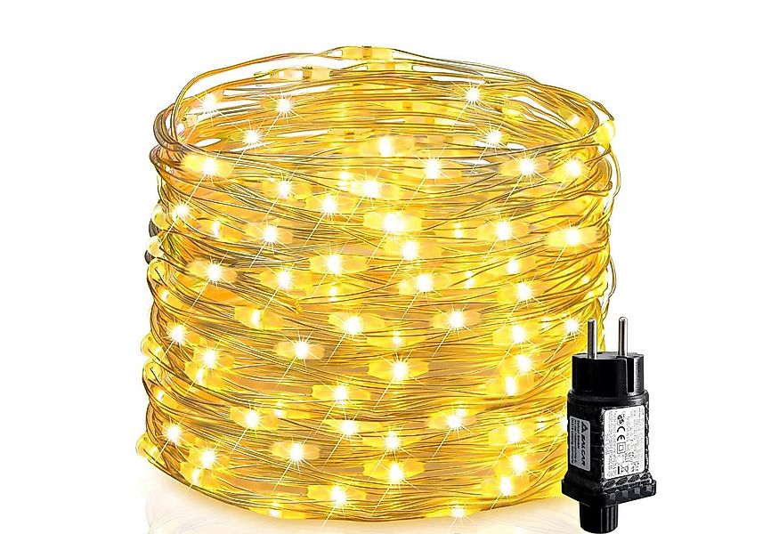 Salcar Lichterkette LED Kupfer Lichterkette Weihnachtsbeleuchtung für Innen günstig online kaufen