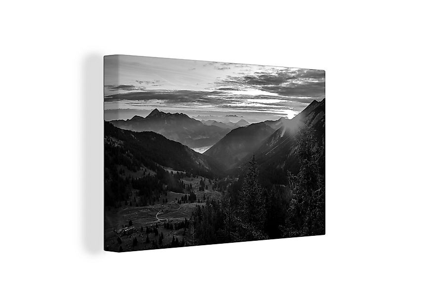OneMillionCanvasses® Leinwandbild Alpen - Berg - Sonne, Fotodruck (1 St), L günstig online kaufen