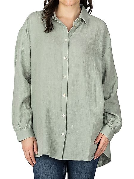 DENIMFY Hemdbluse Damen Bluse DFMathilda Oversize günstig online kaufen