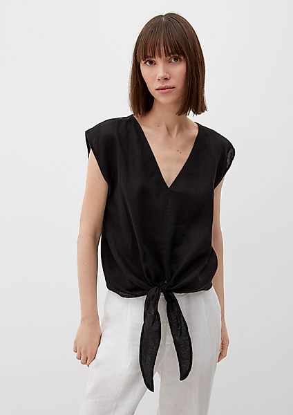 s.Oliver Blusentop Bluse mit Knoten-Detail Knoten günstig online kaufen
