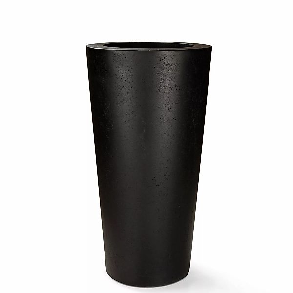 Polystone Conical Outdoor Bodenvase Ø 43 cm, Höhe 80 cm anthrazit günstig online kaufen