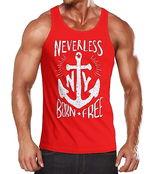 Neverless Tanktop Herren Tank Top Anker günstig online kaufen