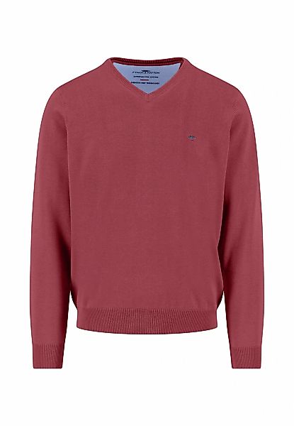 FYNCH-HATTON Strickpullover aus reiner Baumwolle, mit Rundhalsausschnitt, m günstig online kaufen