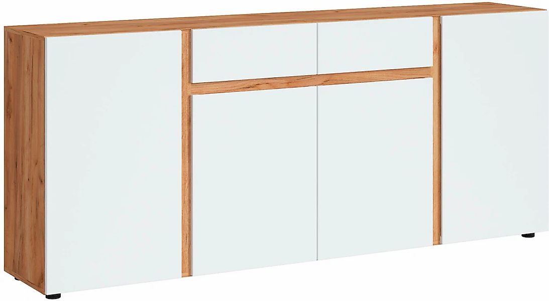 Home affaire Sideboard "Morongo" Breite ca. 201 cm günstig online kaufen