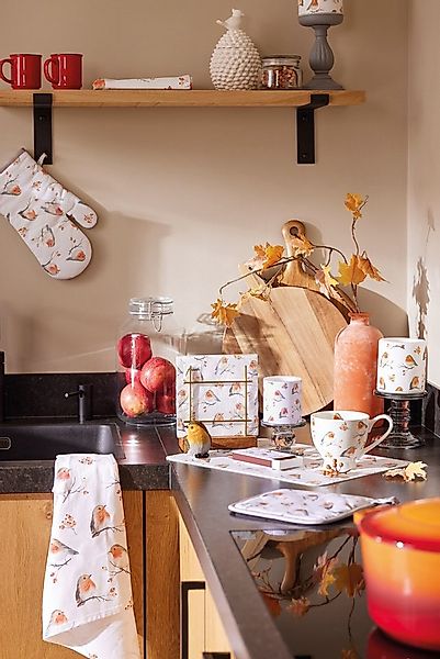 Ambiente® Geschirrtuch Robin family, (2-tlg., 2-teilig), Geschirrtücher ca. günstig online kaufen