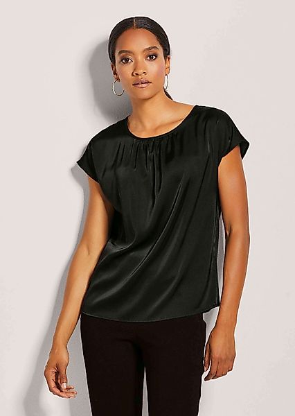 MADELEINE Shirtbluse Elegante Satinbluse in A-Linie günstig online kaufen